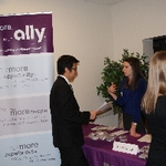 Students talk to Ally